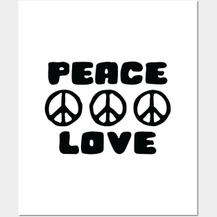 Peace and Love Posters and Art